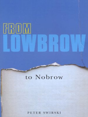 cover image of From Lowbrow to Nobrow